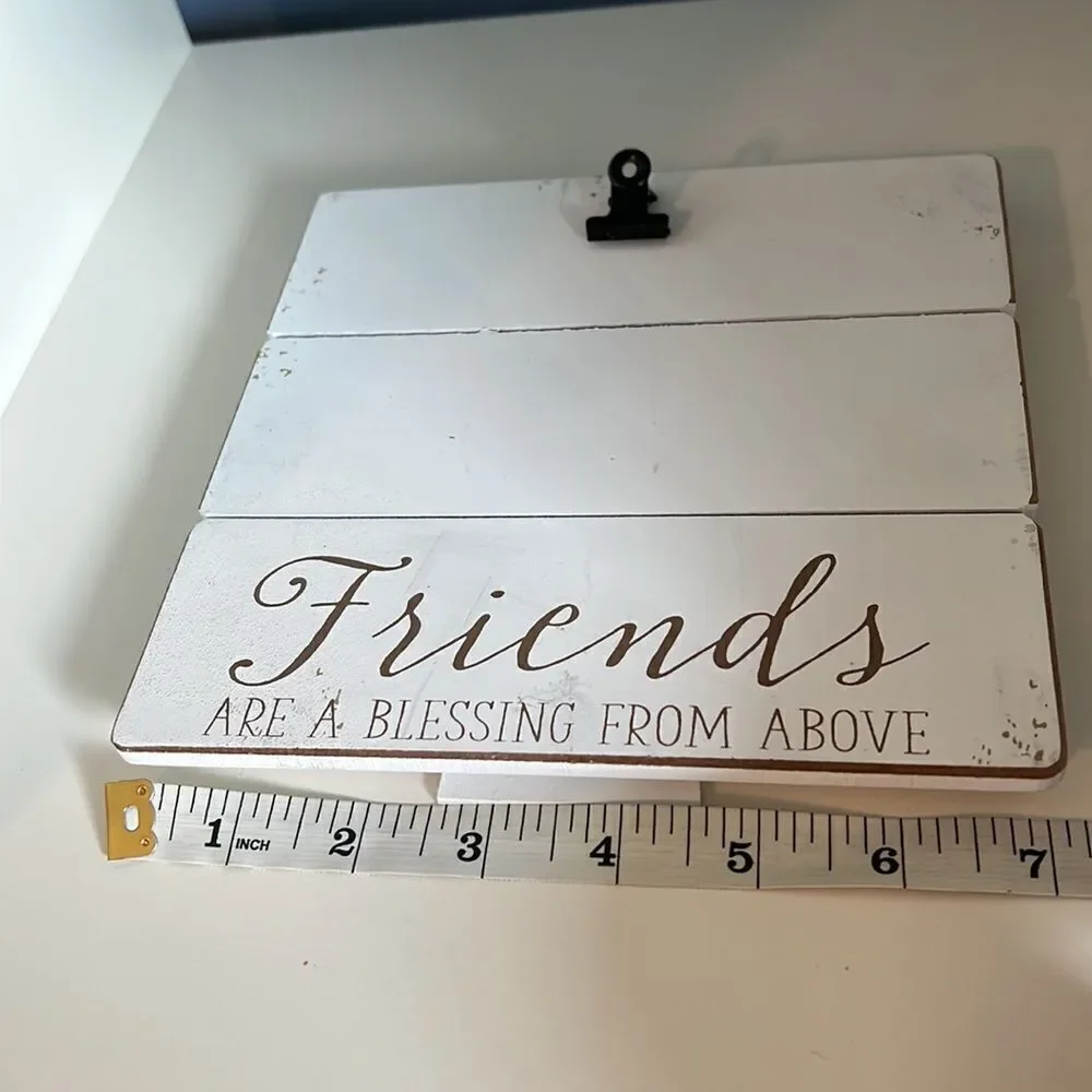 7x7 FRIENDS ARE A BLESSING FROM ABOVE SIGN